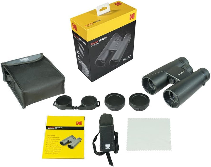KODAK Fernglas BCS800 – Kompakte Binokulare Ferngläser, 8-facher Zoom, Sichtfeld von 126 m bei 1000