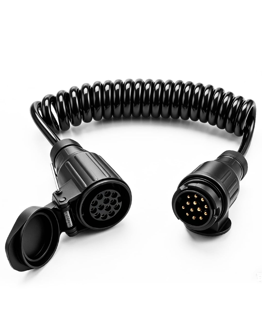 Erato 13-polig Anhängerkabel 2 Meter Stecker auf Steckdose 13 auf 13-polig 13 polig(Stecker auf Stec