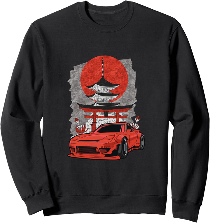 Rotary Engine Car Meet Tuning Rx Japan Shinto Rotorlife Sweatshirt