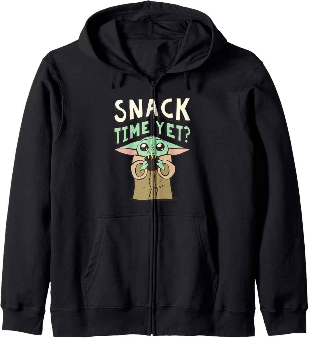 Star Wars The Mandalorian Grogu Snack Time Yet? Kapuzenjacke