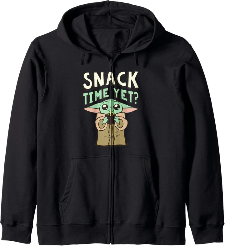 Star Wars The Mandalorian Grogu Snack Time Yet? Kapuzenjacke