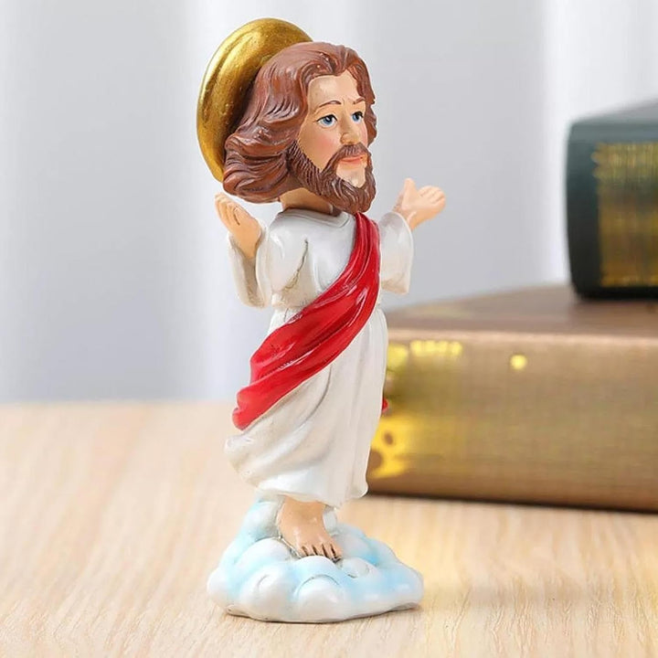 Jesus Wackelkopf, religiöse Statue, Armaturenbrett, Sammlerstück, Wackelkopf, exquisite Dekorationsf