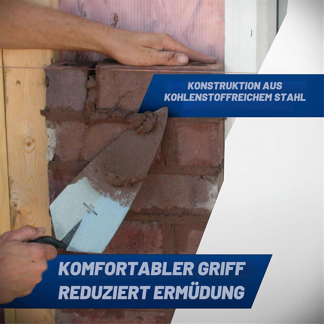 Marshalltown Maurerkelle, Putzkelle Philadelphia Style mit Durasoft Griff, mit verjüngender Spitze u