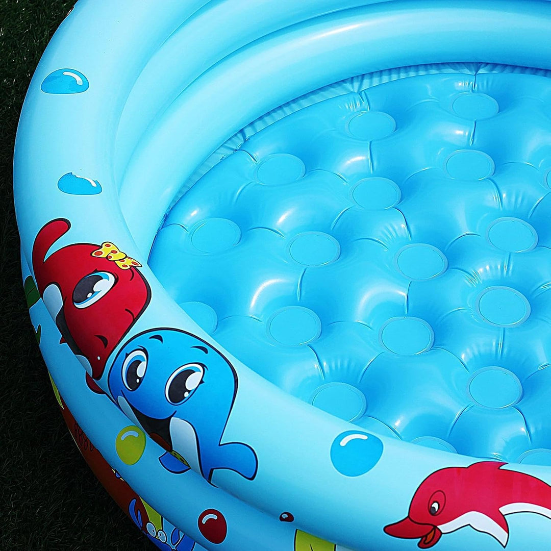 Kinderpool | 90 cm aufblasbares rundes Spielbecken,Gartenpool für Kinder | für, See, Park, Hof, Outd