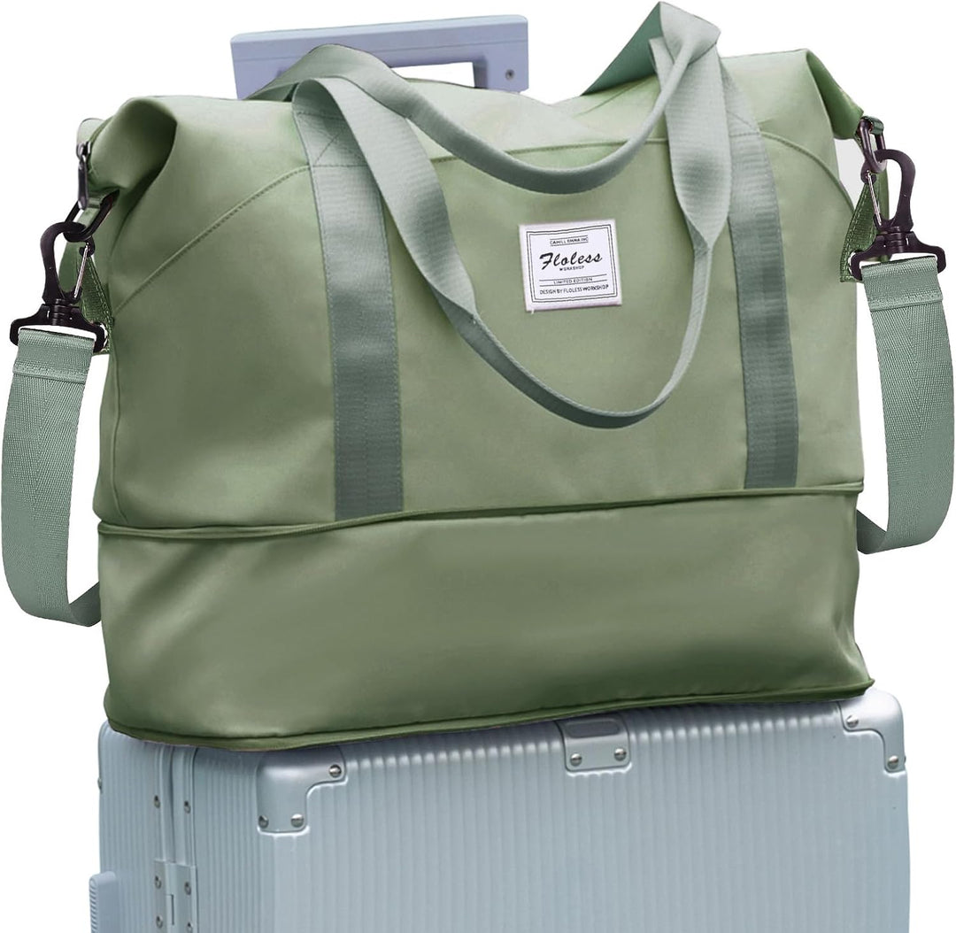 Reisetasche Damen Sporttasche 40x20x25 Ryanair Handgepäck Tasche Weekender Bag Schwimmtasche Wasserd