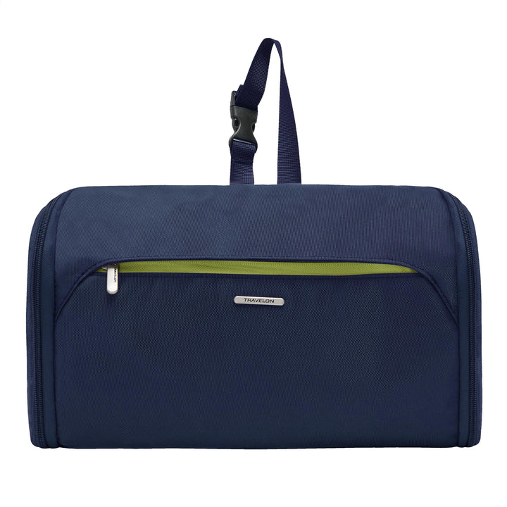 Travelon: Kulturset für Gepäck, flach, Midnight, Midnight, Reise-Kosmetik-Set zum Aufklappen, Midnig