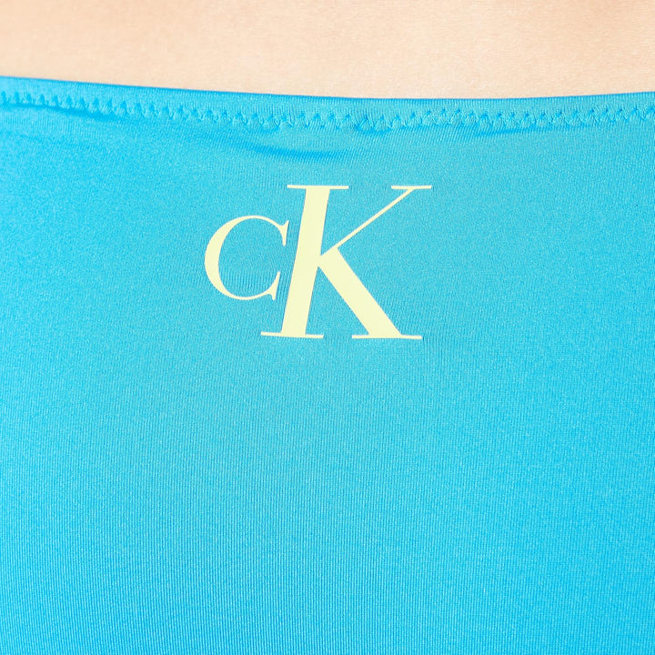 Calvin Klein Damen Bikini Bikini-Bademode XS Blau (Clear Turquoise), XS Blau (Clear Turquoise)