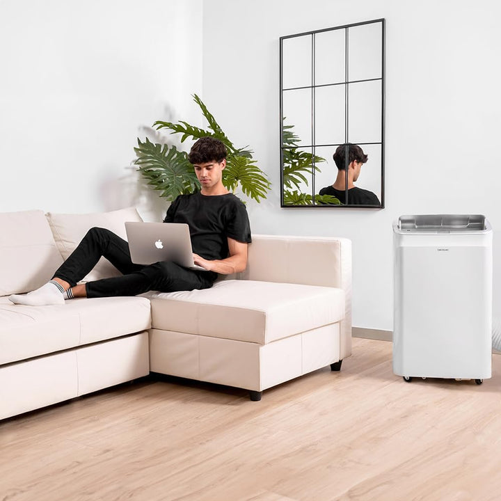 Cecotec Tragbare Klimaanlage mit Fernbedienung, WLAN und Wärmepumpe Forceclima 12800 Heizung angesch