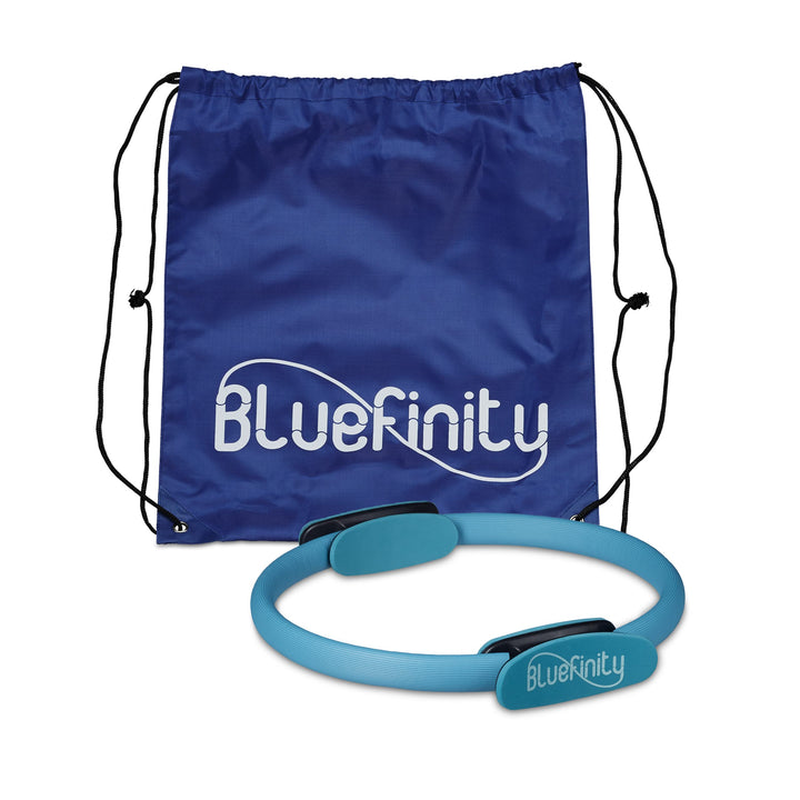 Bluefinity 10 x Pilates Ring, Doppelgriff, Gepolstert, D: 39 cm, Fiberglas, Schaumstoff, Yoga Circle