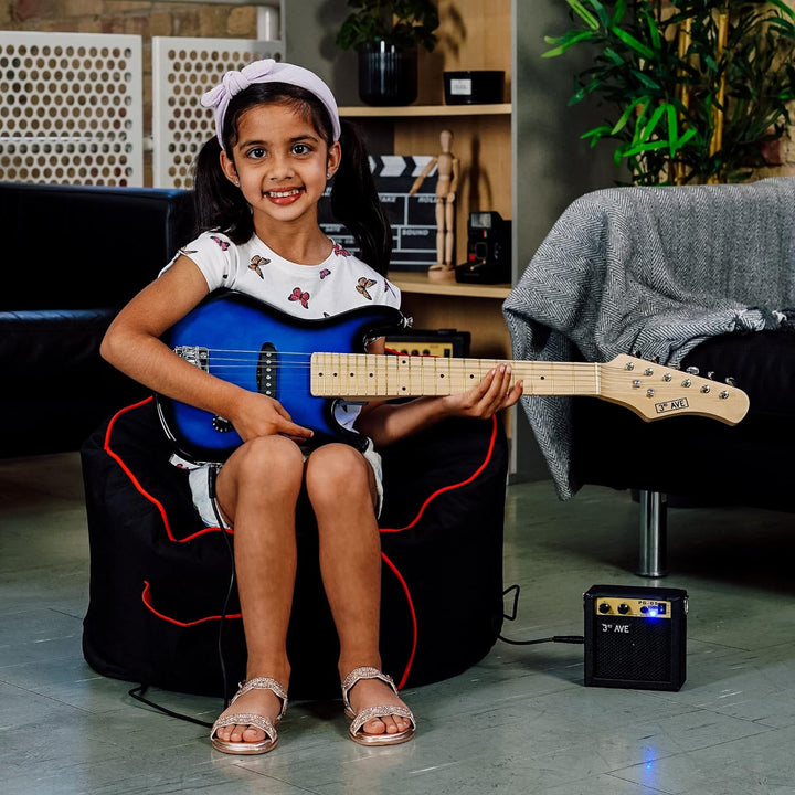 3rd Avenue E-Gitarrenset für Kinder in 1/4-Grösse, Junior-Gitarre für Anfänger – mit 6 Monate KOSTEN