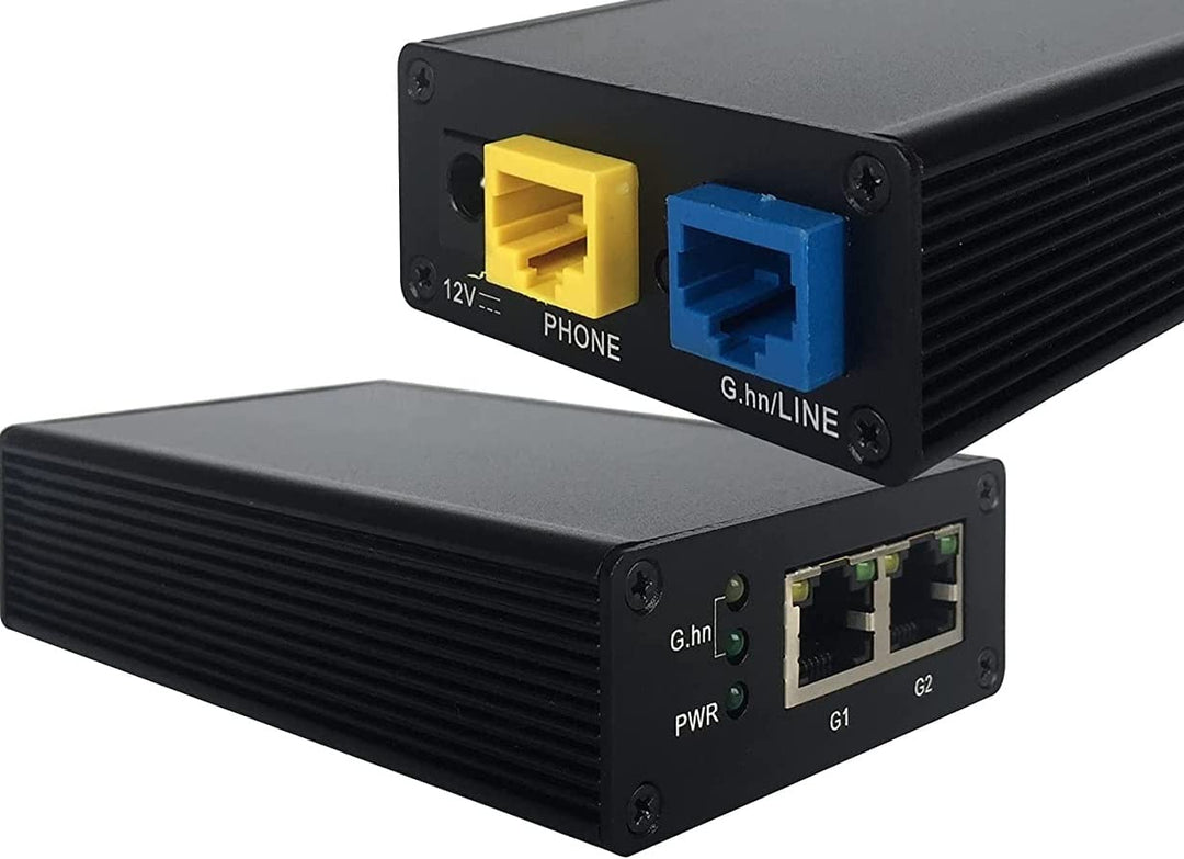 GIGA Copper - G.hn Wave2 Modem - Gigabit Ethernet über Telefonkabel,1500 Mbit/s, Latenz, 1x G4202T "