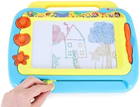 Toyland® Cocomelon Magnetisches Zeichenbrett mit Stempeln - Kreatives Kleinkindspielzeug - Geeignet