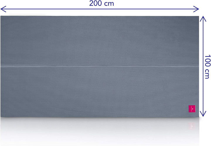 Shanti Mat XXL - sehr grosse Yogamatte - extra breit und lang - 200 x 100 x 0,6 cm - komfortabel - a