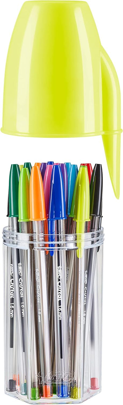 BIC Cristal Original und BIC Cristal - BIC Cristal Fun Kugelschreiber, mittlere und breite Spitze, v