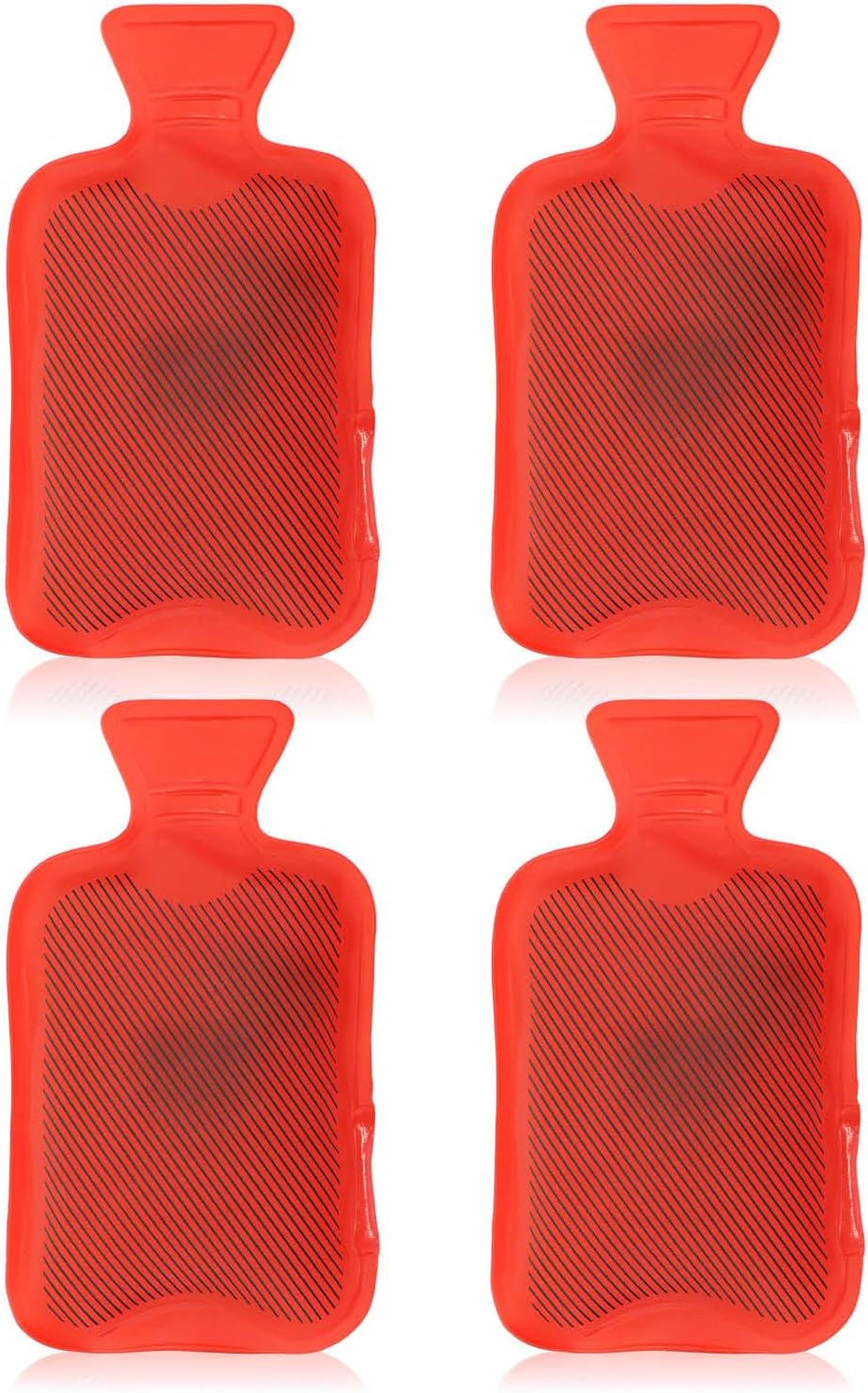 com-four® Taschenwärmer - Handwärmer für unterwegs - Mini-Wärmflasche zum Knicken - wiederverwendbar