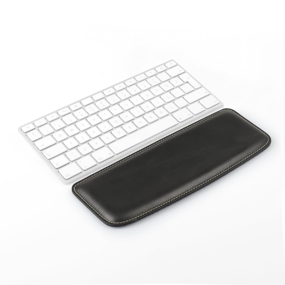Londo Echtes Leder Tastaturpad - Premium Ergonomische Unterstützung für Komfortables Tippen bei der