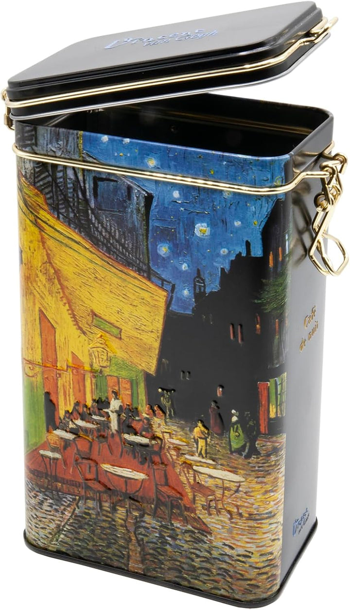 Fridolin 19403 - Vorratsdose/Kaffeedose aus Metall mit Bügelverschluss, Volumen ca. 1,4 Liter - Van