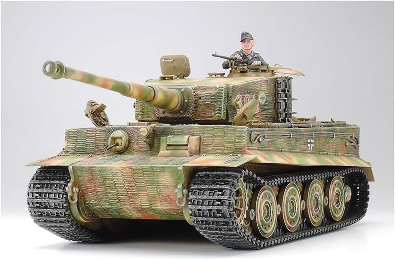 Tamiya 300035146-1:35 WWII Sonderkraftfahrzeug 181 Panzerkampfwagen VI Tiger I E Stil A, Stil A