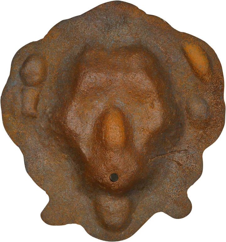 aubaho Löwenkopf Löwe Dekoration Eisen Wandbrunnen Wasserspeier Skulptur Figur e
