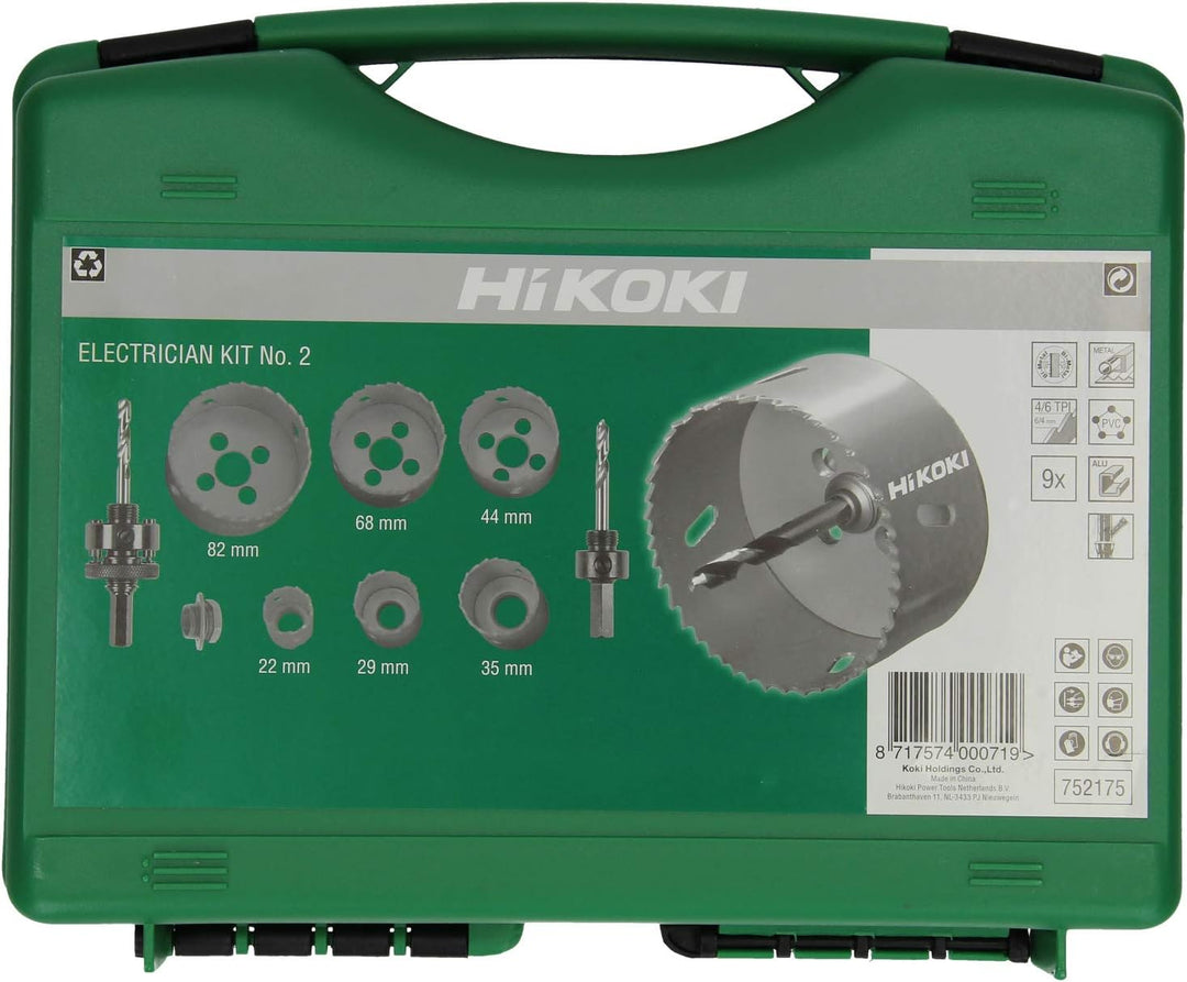Hitachi Lochsägen-Set (Elektriker-Set), 752175