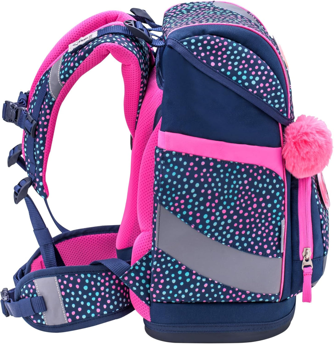 Belmil 405-51 Schulranzen Set 4 - teilig Amazing Polka Dot 4, Amazing Polka Dot 4