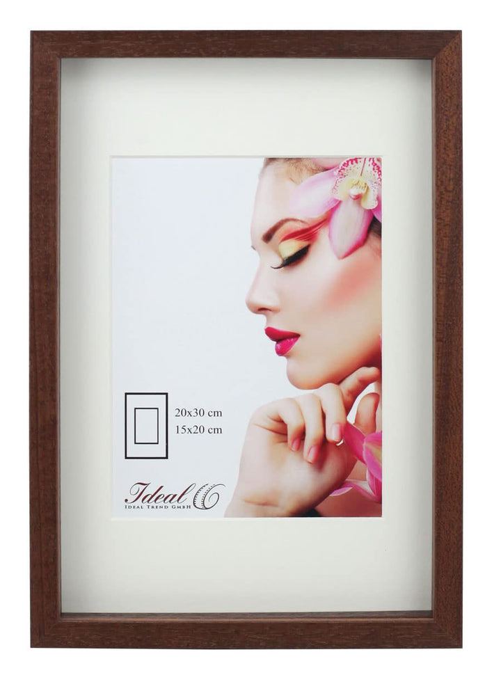 IDEAL TREND 3D Objektrahmen Holz Bilderrahmen Wanddeko Collage Poster Shirt Trikot Rahmen HR: Farbe: