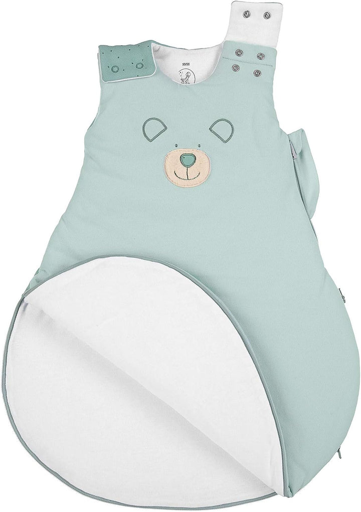 Sterntaler Baby-Schlafsack, Bär Ben, Reissverschluss und Knöpfe, Grösse: 62/68, 62/68