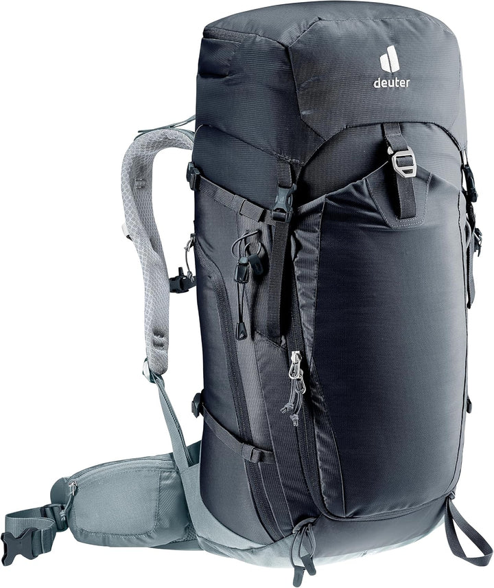 deuter Herren Trail Pro 36 Klettersteig Wanderrucksack (1er Pack) 36 L Black-shale, 36 L Black-shale