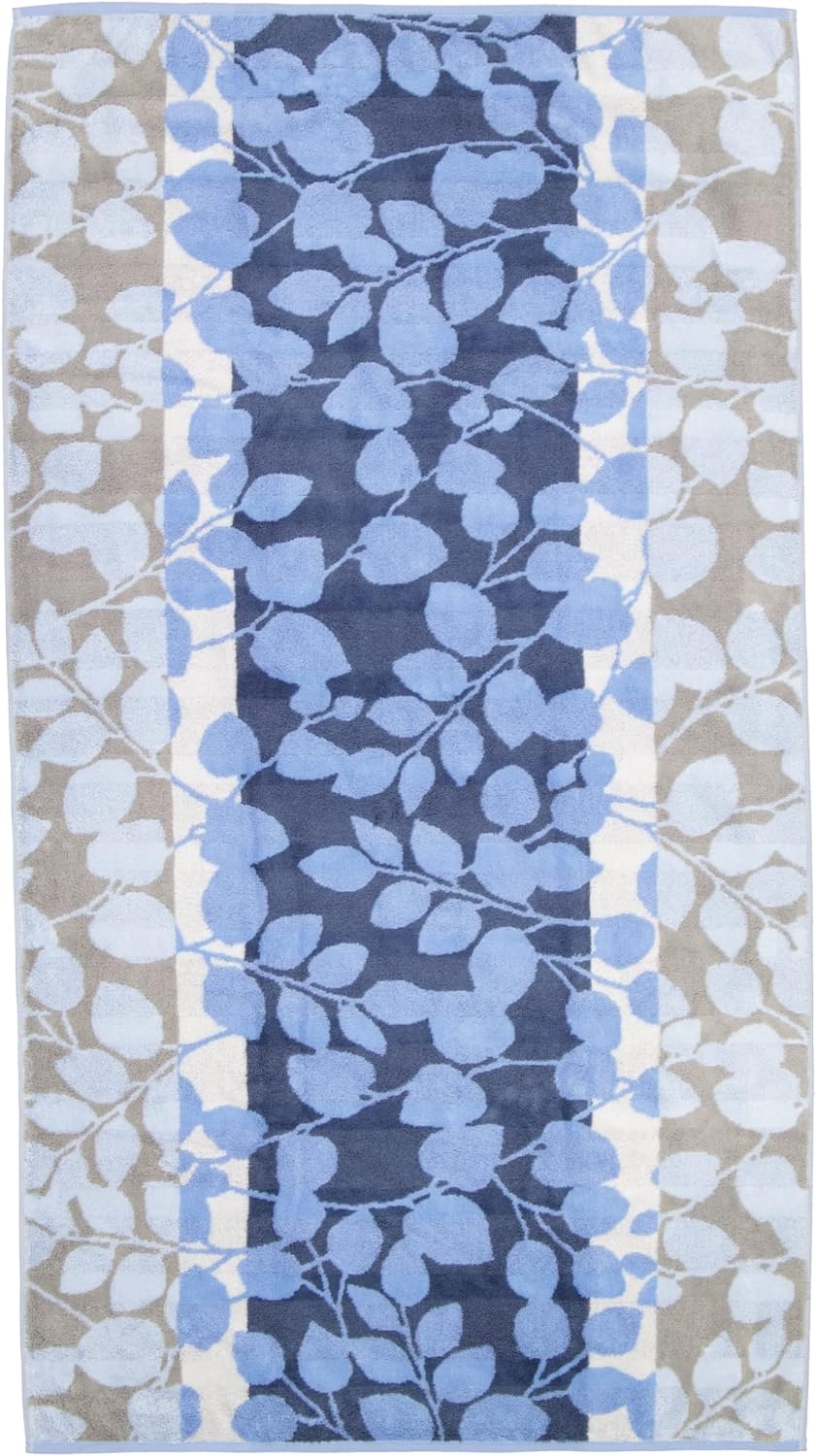 CAWÖ Home Handtücher Noblesse Harmony Floral 1086 Sky - 17 Duschtuch 80x160 cm, Duschtuch 80x160 cm