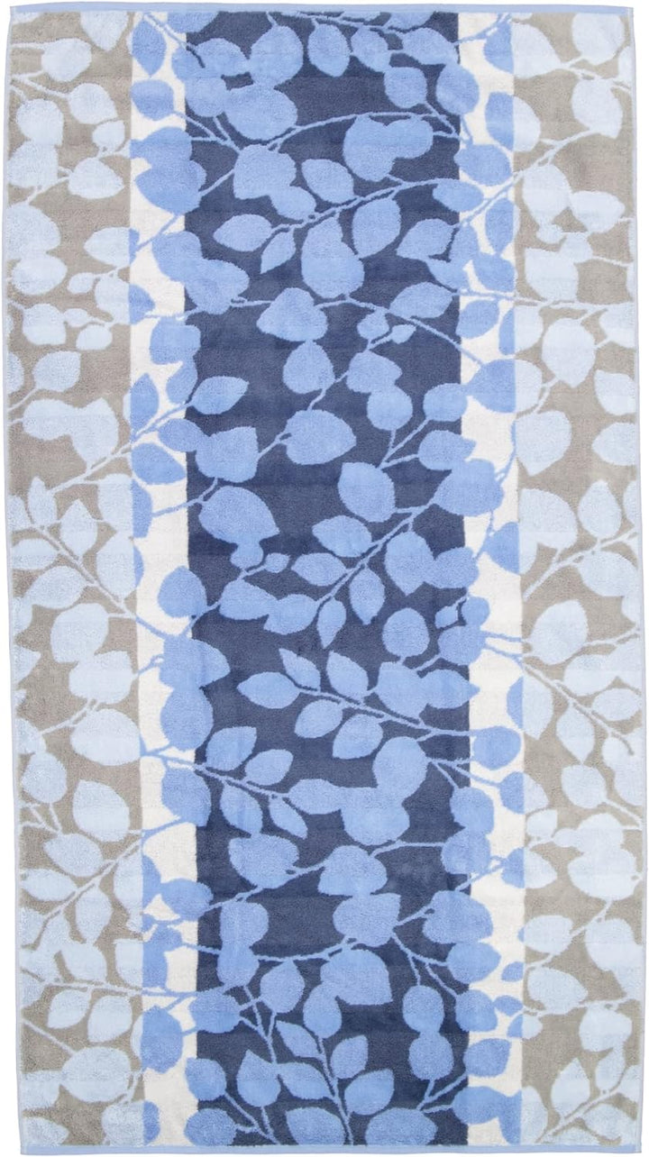 CAWÖ Home Handtücher Noblesse Harmony Floral 1086 Sky - 17 Duschtuch 80x160 cm, Duschtuch 80x160 cm