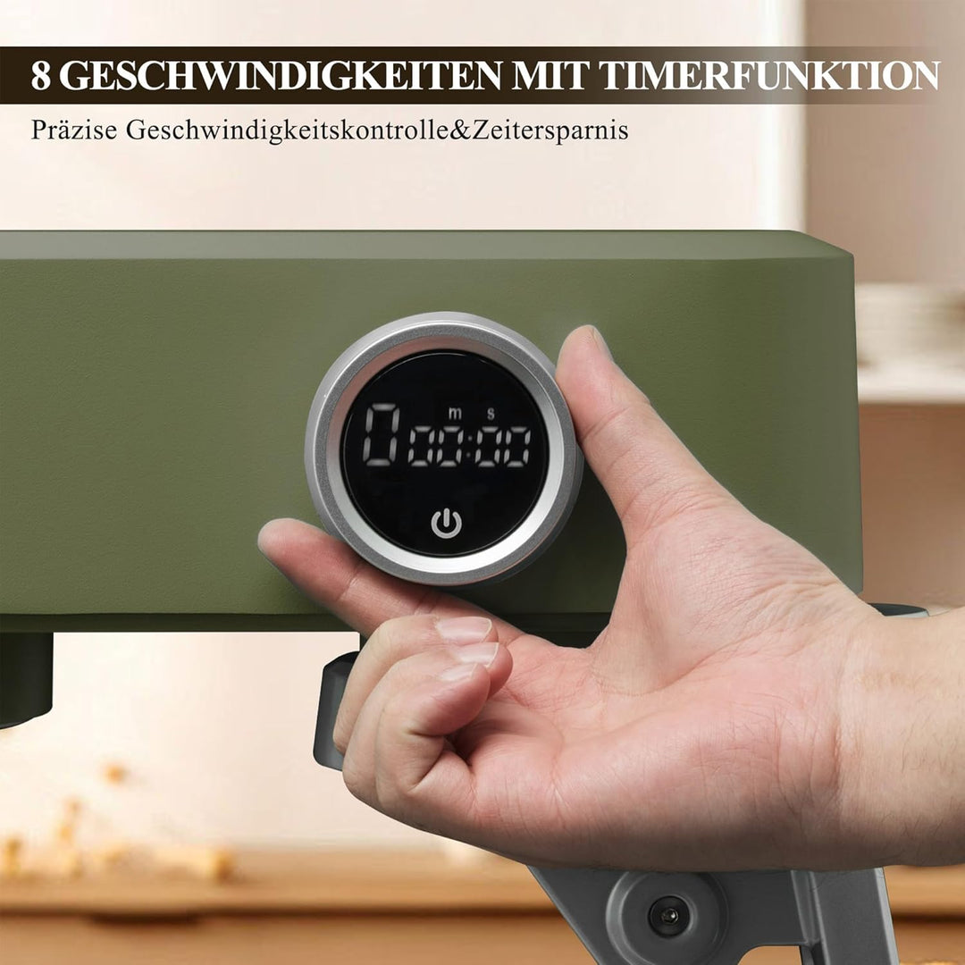 5L Multifunktionale Küchenmaschine, speziell für schwere Teige entwickelt, reiner Kupfer-DC-Motor, l