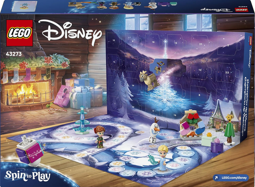 LEGO ǀ Disney Frozen Adventskalender 2025 Kinder Spielzeug - Kreatives Spielset - Bauset mit den Fig