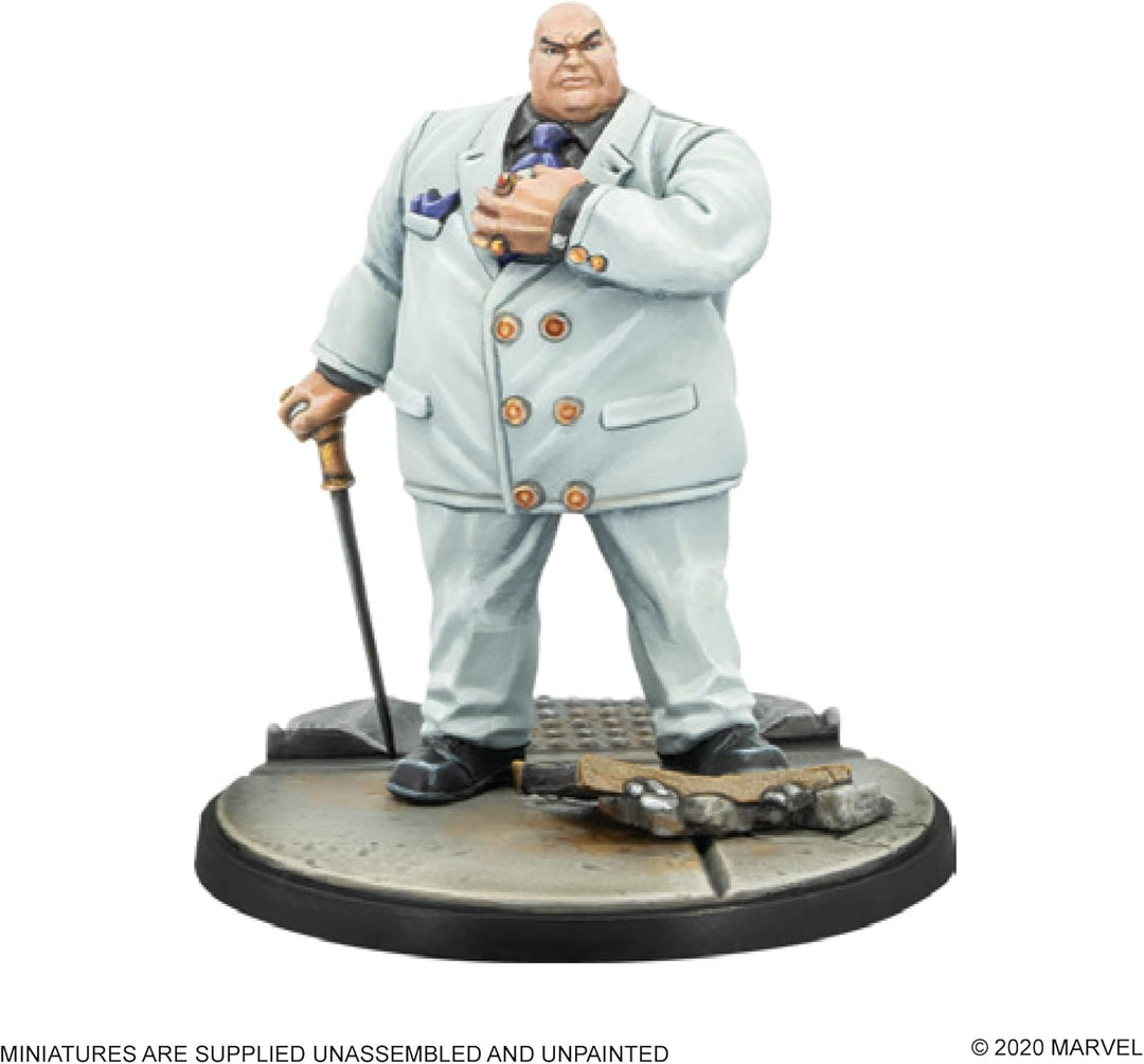 Atomic Mass Games, Marvel Crisis Protocol: Character Pack: Kingpin, Miniatures Game, Ages 10+, 2+ Pl