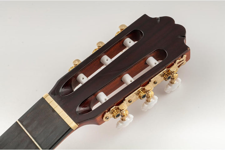 Musiclily Pro 3 auf einer Platte Lyra Style Mechaniken Set für Konzertgitarre,Gold Schmetterlingskno