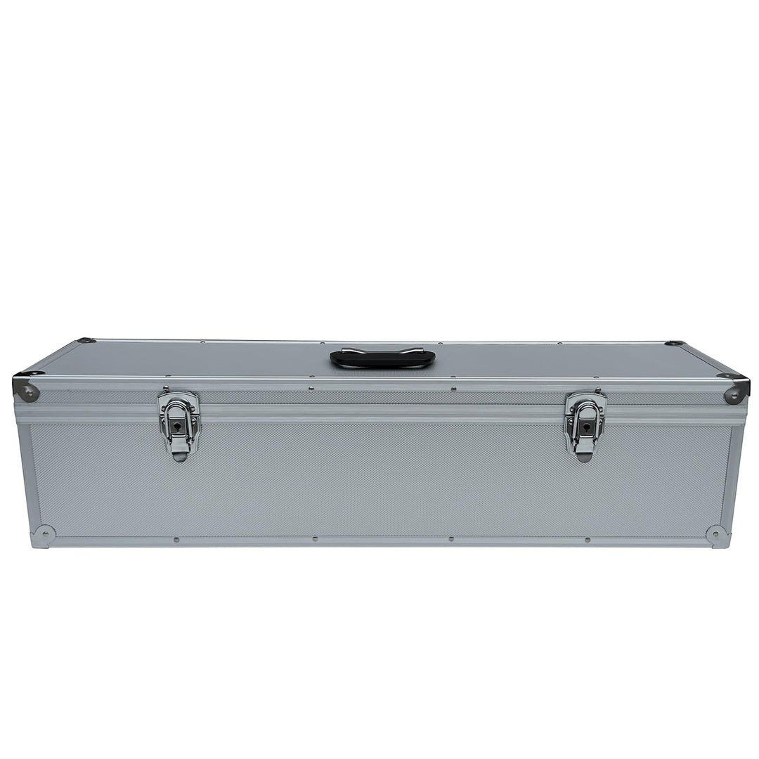 Alubox Alukoffer Silber Koffer Werkzeugkoffer Aufbewahrung leer 20x20x40/60/80/100/115 cm nach Wahl