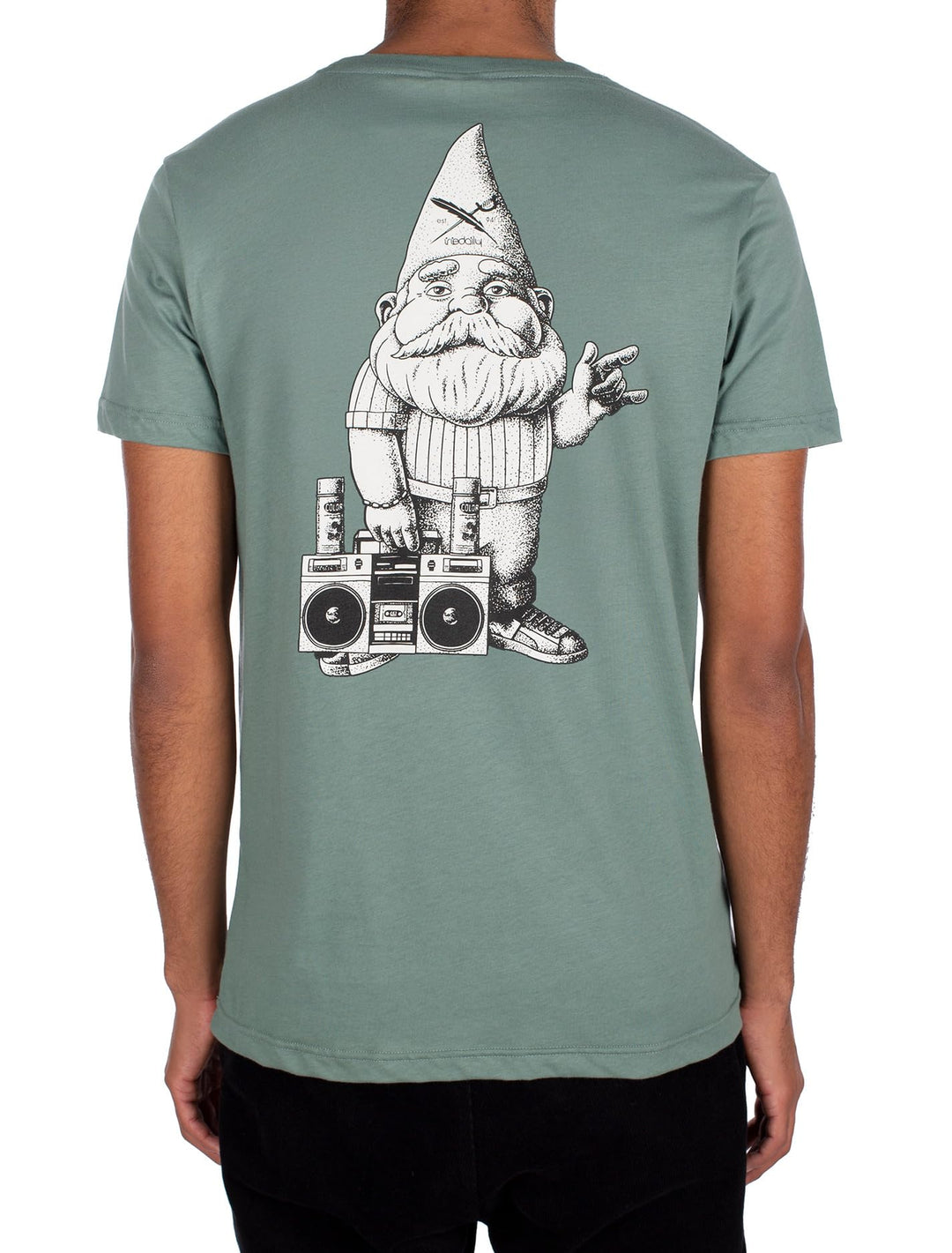 IRIEDAILY T-Shirt Garden GNOME, Bio-Baumwolle, Jungle Green
