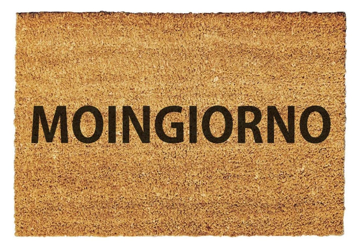 Giftstory Kokosmatte Fussmatte Kokos MOINGIORNO für Innen und Aussen 80x50 – Fussabtreter/Türvorlege