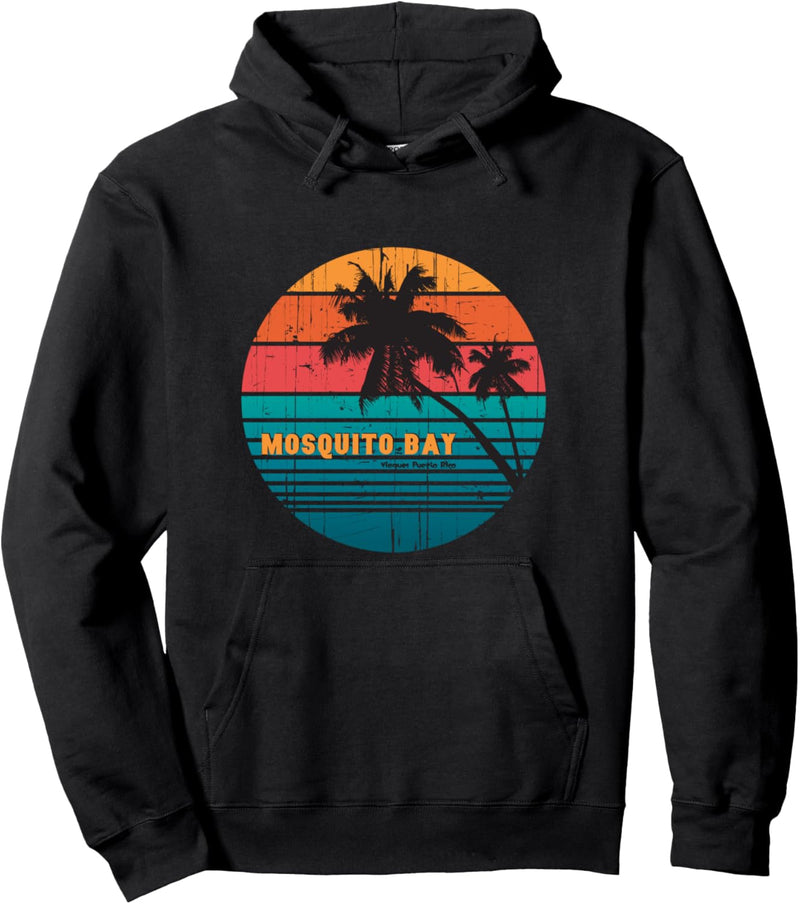 Retro Mosquito Bay Puerto Rico Urlaub Geschenk Fern-Reisen Pullover Hoodie