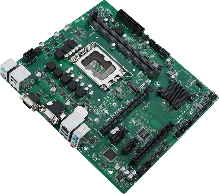 ASUS Pro H610M-C D4-CSM Business Mainboard Sockel Intel LGA 1700 (mATX, PCIe 4.0, ASUS COM Debug Hea
