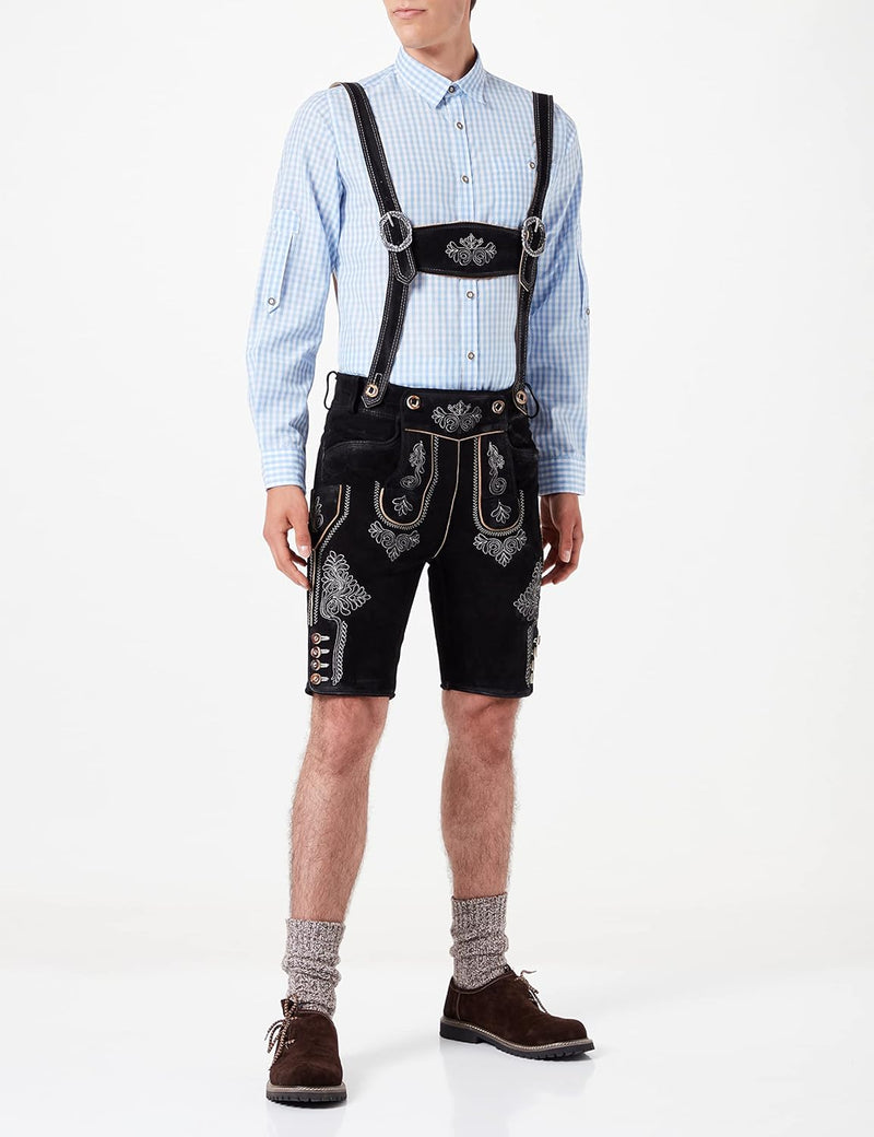 Stockerpoint Herren Hose 46 Schwarz Gespeckt, 46 Schwarz Gespeckt