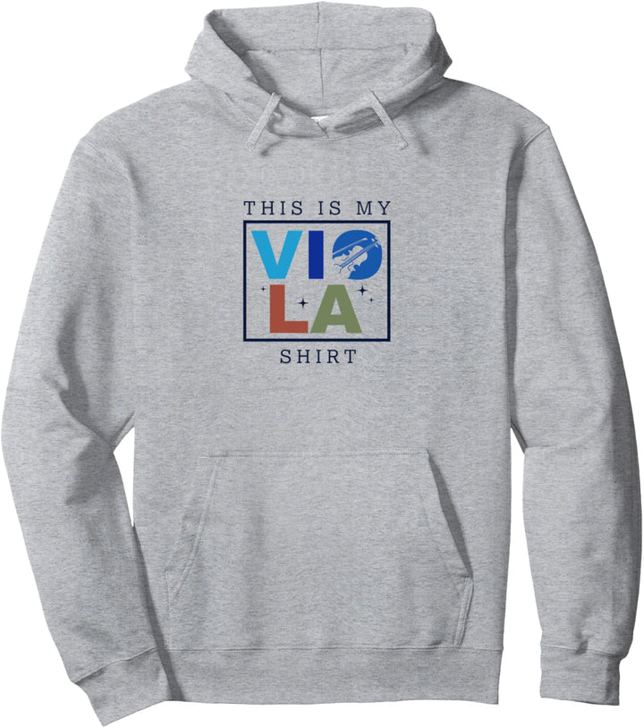 Bratsche Lustiges Orchester Musiker Musiknoten Bratschist Pullover Hoodie