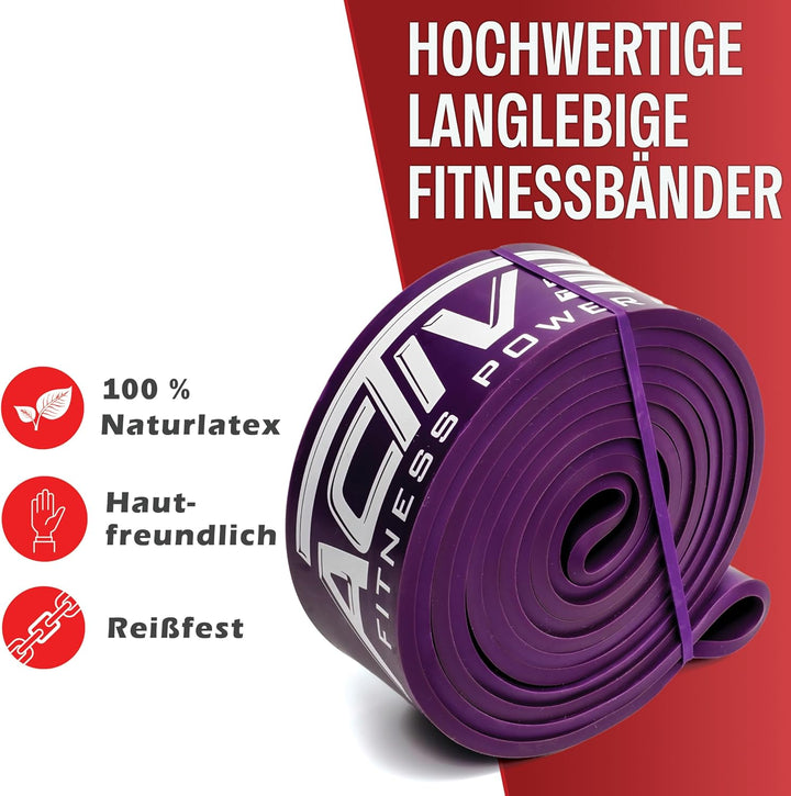ActiveVikings® Pull-Up Fitnessbänder | Perfekt für Muskelaufbau und Crossfit Freeletics Calisthenics