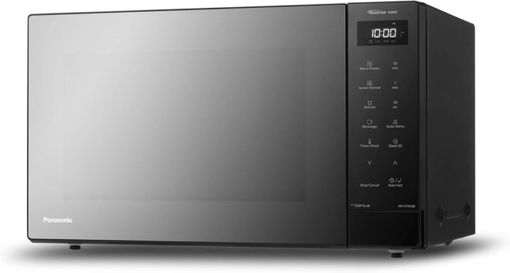 Panasonic NN-ST65QBEPG 32L Inverter Solo Mikrowelle, 1000 Watt Leistung, Genius Sensor Technologie,