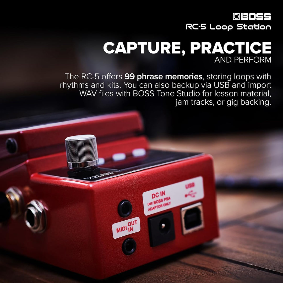 Boss RC-5 Loop Station Compact Phrase Recorder Pedal