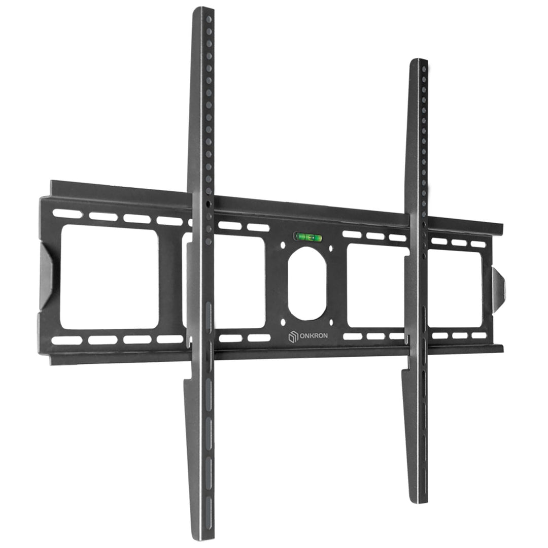 ONKRON Feste TV Wandhalterung für grosse 55-100 Zoll TVs bis zu 75 kg, Ultra Slim TV Wandhalterung F