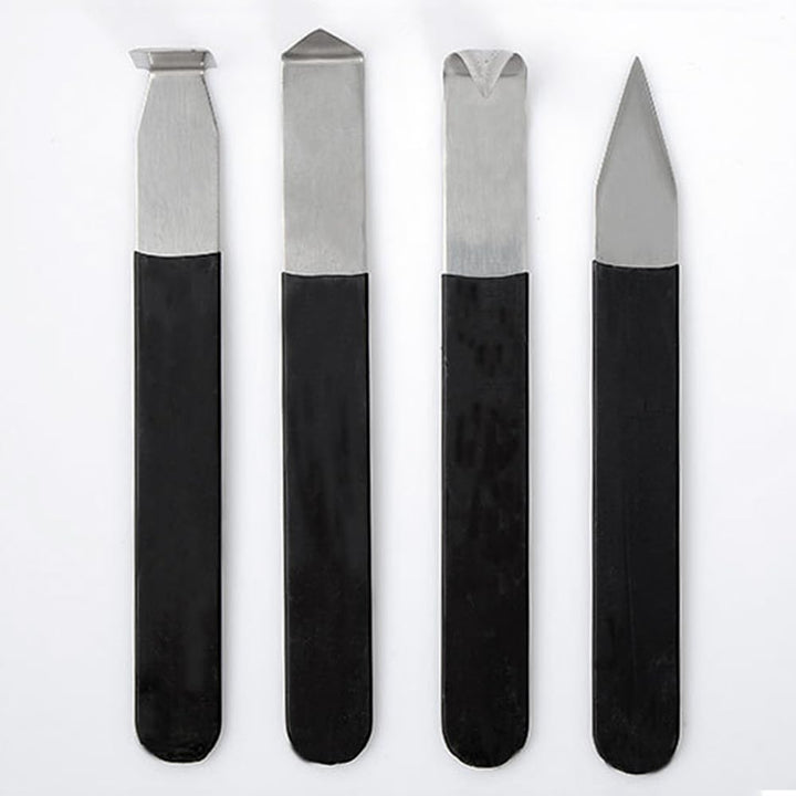 TopHomer 8 Stück Töpfermesser aus Edelstahl, Ton-Skulptur-Werkzeuge, handgefertigt, Modellierschneid