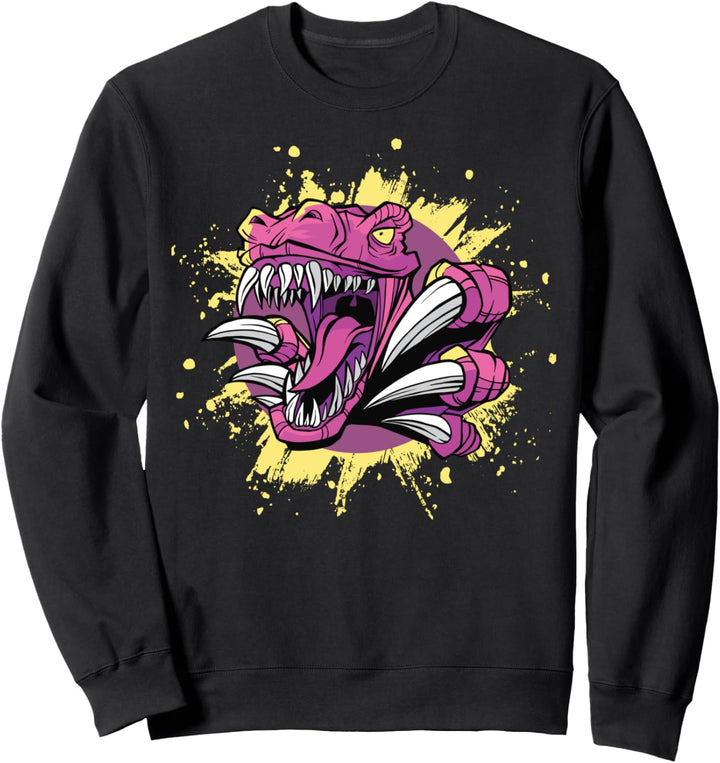 Dinosaurier Kopf Schädel Sweatshirt