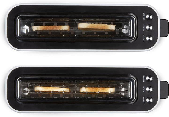 DOMO DO962T Toaster - 2 Toastscheiben - 3 Funktionstasten - 980W