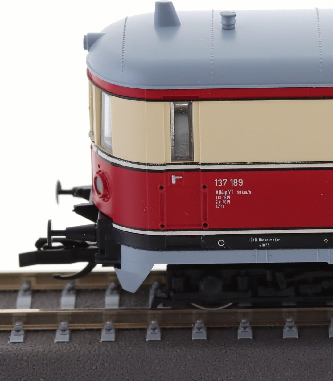 Tillig 02857 TT Triebwagen VT 137 mit Steuerwagen VS 145, DR, Ep. III
