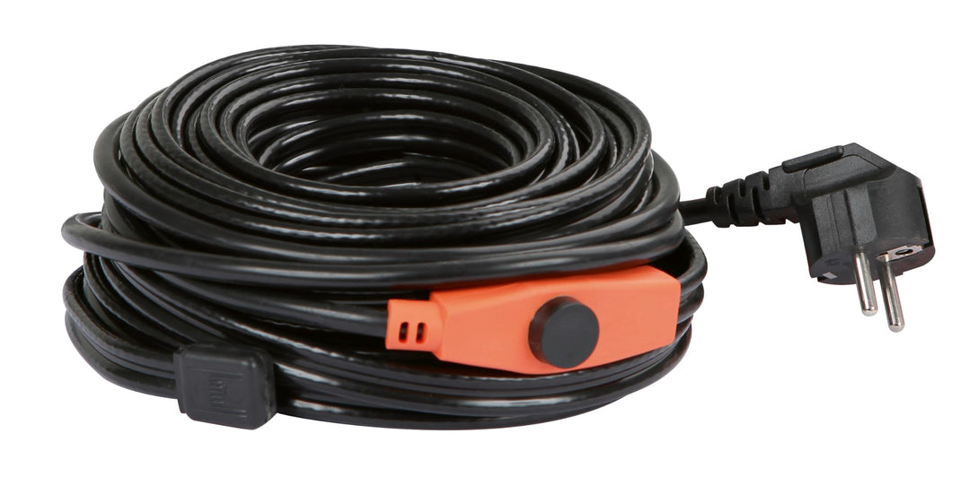 KERBL Frostschutz-Heizleitung mit Thermostat (Länge 12 m, frostfreie Wasserleitung bis -45° C, für T